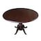 International Concepts Round 42 in Round Dual Drop Leaf Pedestal Table, Rich Mocha, 42 W, 42 L, 29.5 in H, Wood T15-42DP - alternate 9